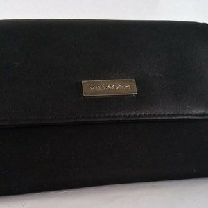 VILLAGER Ladies' Wallet- Black Snap Front